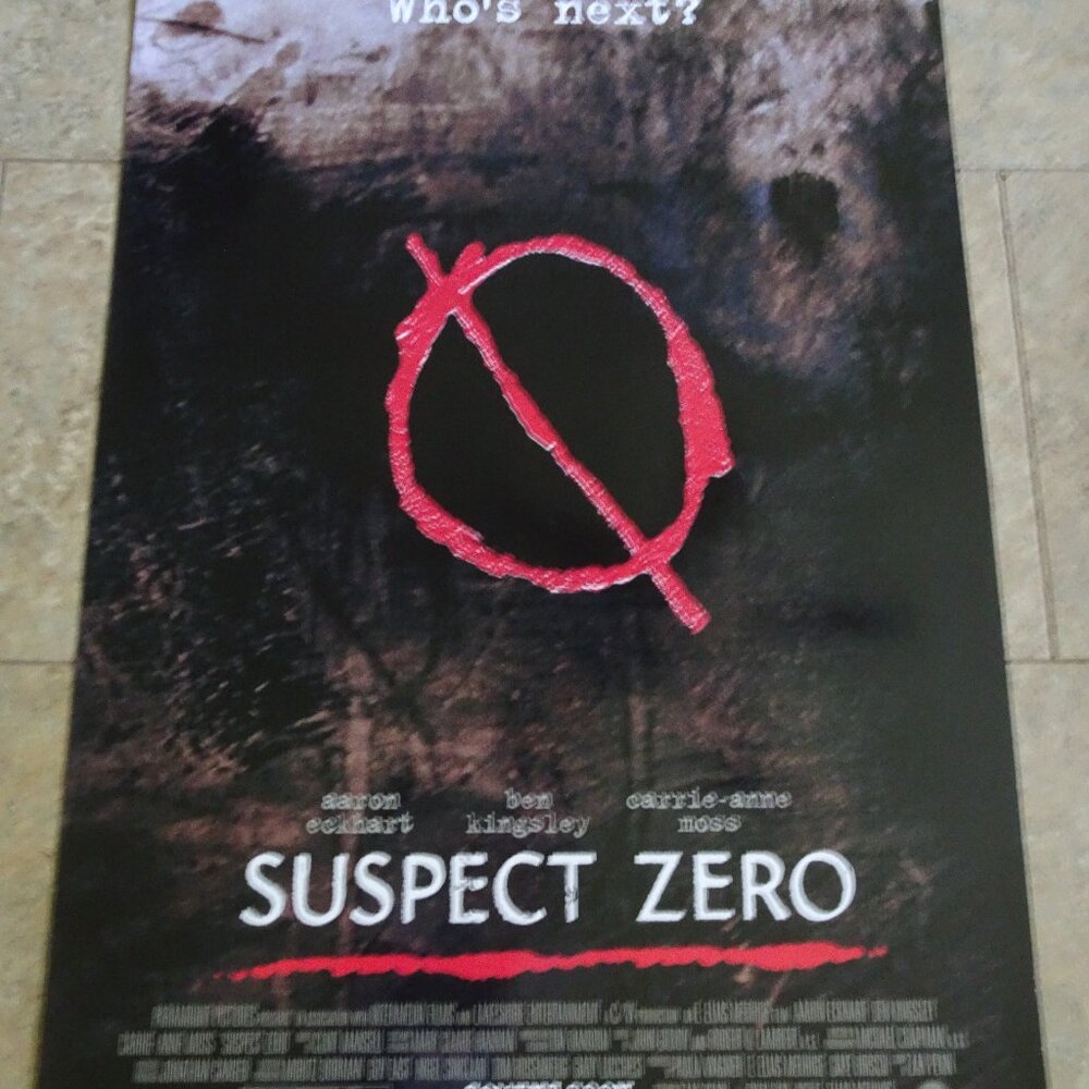 Suspect Zero - Movie Poster - starring Aaron Eckart as Thomas Mackelway